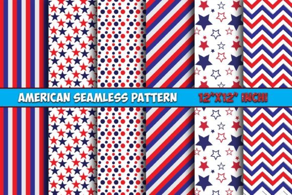 American Pattern Vector Stripes for Creative Projects