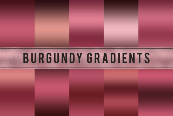 Burgundy Gradients for Creative Projects