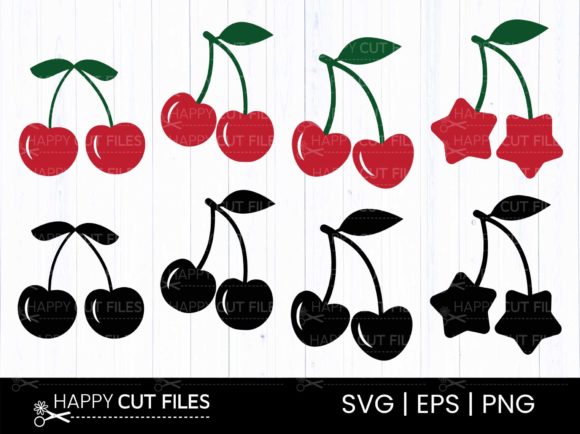 Cherry Heart Design Files for Creative Projects