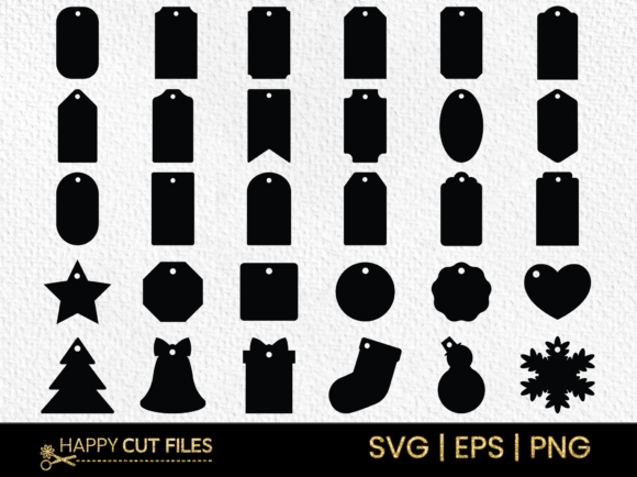 Christmas Gift Tag SVG Bundle Vector: A Versatile Design Resource for Creators