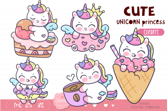 Cute Unicorn Princess Kawaii Cartoon Pony: A Guide for Designers and Craft Enthusiasts