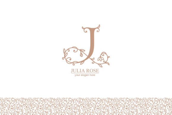 Designing a Floral Letter J Monogram: A Guide to Modern Manuscript Style and Vector File Formats