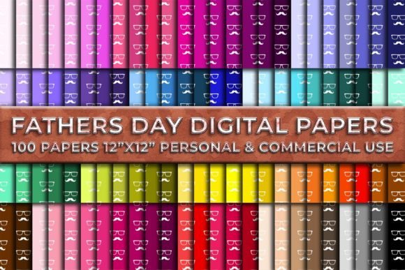 Fathers Day-100 Digital Scrapbook Papers: A Creative Solution for Personalized Projects