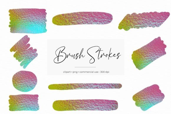 Rainbow Brush Strokes Clipart: A Versatile Asset for Creative Projects