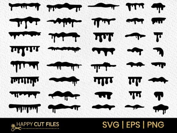 Snow Cap Svg Bundle, Dripping Borders: Strategic Design Assets for Creative Professionals