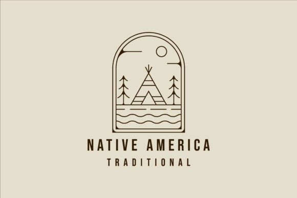 Teepees Indian Line Logo Vector Design: A Strategic Tool for Branding and Creative Projects